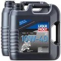 2x LIQUI MOLY 3046 Motorbike 4T 10W-40 Motorrad Mineralisch Motorenöl Motoröl 4L