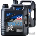 2x4L LIQUI MOLY MOTORÖL MOTORBIKE 4T MINERALISCH 10W-40 passend für API SP