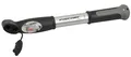 FISCHER Mini Fahrrad Luftpumpe aus Aluminium Höhe: 295 mm