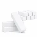 LALILL Nagelfeile Polierblock weiß - 10 Stück Buff 4-seitig, 100/100 Körnung - Buffer für Nägel zum Mattieren und Glätten - für Gel, Acryl & Naturnägel - Maniküre & Pediküre