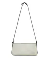 Umhängetasche "Crossbody S FRANZIS LACK DISTRESSED", Gr. B/H/T: 28 cm x 12 cm x 8,6 cm, milk