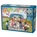 COBBLE HILL Puzzle Cobble Hill Beladener Truck im Frühling 500 Teile, 500 Puzzleteile