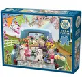 COBBLE HILL PUZZLES 500tlg. Puzzle "Beladener Truck im Frühling" - ab 12 Jahren