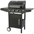 El Fuego Gasgrill San Angelo, BxTxH: 110x53x102 cm schwarz