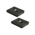 Schnellwechselplatte | Doppelpack | QAL-50 | Arca-Swiss