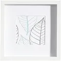 Fotorahmen Iceland, Weiß, Holz, Glas, quadratisch, 23x23x3 cm, Fsc, Passepartout, Bilder und Zubehör, Bilderrahmen, Bilderrahmen Holz