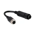 VSG24 93015 - Rückfahrkamera Adapterkabel Anschlusskabel Adapter 12V-24V (für WAECO und DOMETIC)