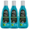 3x 250ml Guhl Men Voll & Stark kräftigendes Shampoo für feines dünnes Haar