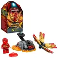 LEGO 70686 NINJAGO Kais Spinjitzu-Kreisel Set, rot