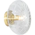 Art-deco-wandleuchte Gold Mit Glas - Ayesha