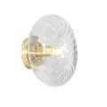 Qazqa Wandleuchte Ayesha, ohne Leuchtmittel, Warmweiß, QAZQA Wand­leuchte, e27, Gold, Glas, Art Deco