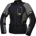 IXS Laminat-ST-Plus, Textiljacke wasserdicht - Schwarz/Grau - Lang XL