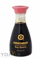 KIKKOMAN Sojasauce 150ml | dekorative Tischflasche mit Ausgießer