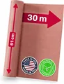 HOLY SMOKE® USA Butcher Paper 60 cm x 30 m - Metzgerpapier zum Grillen für saftiges Fleisch durch Low & Slow BBQ - Made in USA