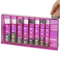 HMF 4710-15 Münzsortierer Euro Spardose 24,0 x 5,0 x 12,0 cm, pink