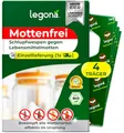 Legona Schlupfwespen gegen Lebensmittelmotten - 1 Lieferung mit 4 Träger - Mottenschutz für Küche und Vorrat - Alternative zur Mottenfalle