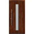 EcoStar Haustür Isopro IP 020S Dark Oak 110 cm x 210 cm DIN L
