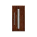 Hörmann Ecostar Haustür "ISOPRO IP 020S", dark oak, 110 x 210 cm (B x H), DIN Links