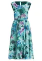 Cocktailkleid "Cocktailkleid mit Print", Gr. 42 - EURO, Emerald/Green EURO