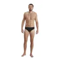 Speedo Men's Eco Endurance+ 7cm Swimming Briefs| Chlorine Resistant | Recycled Fabric | Swim Fitness | Training, Black, 40