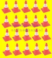 20 x 1190-30 Leitkegel Warnkegel Pylon 300mm Höhe rot weiß aus Kunststoff NEU