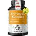 NATURE LOVE® Pro Vegan Komplex - mit Vitamin A, B2, B12, D3, K2, C, Eisen, Zink