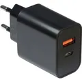 Inter-Tech PD-Charger USB C,PSU PD-2120, PD+QC 20W schwarz