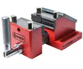 Schraubstock Werkbankschraubstock 80mm auswechselbar Spannhörner Sphärostguss