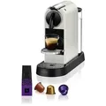 NESPRESSO ORIGINAL CitiZ | Kaffeekapselmaschine von De'Longhi | Creme-weiß - Weiß