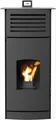 Enya Aqua Pelletofen  – Wasserführend, 12/15/18/24/30 kW, bis 95% Wirkungsgrad, BAFA-förderfähig - Black / 24 kW