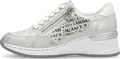Rieker Damen Halbschuhe Sneaker Modeschuhe hellgrau silber 37