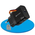 sonero USB C Ladegerät, Ladestecker Adapter, Netzteil 30 Watt Schnellladegerät kompatibel mit Apple iPhone 15, Samsung, Tablet, Laptop uvm, Mehrfach GaN PD Charger, Schwarz