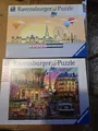 2 Puzzle von Ravensburger + Panorama Paris im Morgenrot  je 1000 Teile