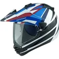 Arai Tour-X5 Honda Africa Twin, Endurohelm - Schwarz/Weiß/Blau/Rot - M