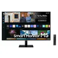 Samsung M5 Monitor S27BM500EU, 27 Zoll, VA-Panel, Bildschirm mit Lautsprechern, Full HD-Auflösung, Bildwiederholrate 60 Hz, 3-seitig fast rahmenloses Design,Smart TV Apps mit Fernbedienung, Schwarz