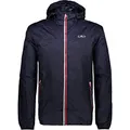CMP - Regenjacke für Herren mit Kapuze, Marine, XL