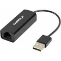Lanberg NC-0100-01 Kabelschnittstellen-/Gender-Adapter USB-A RJ-45 Schwarz (USB, RJ45 (1x)) (NC-0100-01)