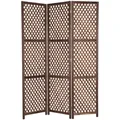 Creedwood Raumteiler, Braun, Holz, 120x170x2 cm, Wohnzimmer, Raumteiler & Paravents, Paravents