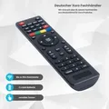 Fernbedienung für Xoro HRT 8730 + HRT 8729 + HRT 8770 + HRT 8772 + HRK 7622 + HRK 7670 + HRK 7672 + HRM 7670 + Ersatzfernbedienung (Deutscher Xoro... - Schwarz