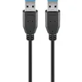 Goobay Usb 3.0 Super-speed Anschlusskabel, A/a, 95717, 1 M, Schwarz