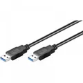 USB 3.0 SuperSpeed Kabel A Stecker > A Stecker schwarz - Länge: 1,00 m