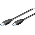 USB3.0-Daten-Kabel 1m A-Stecker auf A-Stecker SuperSpeed schwarz