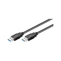 goobay 95717 USB-A auf USB A 3.0 Ladekabel / Universal USB Kabel Typ A / Schnell