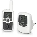 Alecto Baby DBX-80 Babyphone, Babyfon, Baby Phone, Ohne Kamera - Reichweite von bis zu 3.000 Metern - Weiß/Anthrazit
