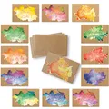 Logbuch-Verlag 12 kleine religiöse Karten Glaube an Gott Religion Kraft mini Kärtchen christliches Geschenk Kommunion 8,5 x 5,5 cm