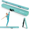CCLIFE Schwebebalken 240cm Balken Turnen Faltbare Turnbalken Gymnastik Balance Grün
