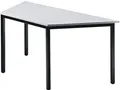 HAMMERBACHER Konferenztisch Besprechungstisch 1600x690mm Grau Fuß Vierkantrohr schwarz