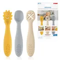 REER 23072 Little Yummie silikon Babylöffel 3er Set