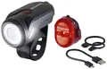 Sigma Akku-LED-Beleuchtungsset Aura 35 USB (35 Lux/45 m, 2 Modi, Micro-USB, S...