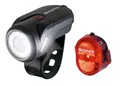 Sigma Aura 35 Set 17360 Fahrradlicht 35 Lux LED Bike Fahrradlampe STVZO 45 m USB